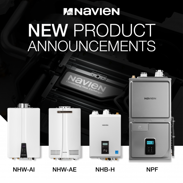 Navien Product Announcements