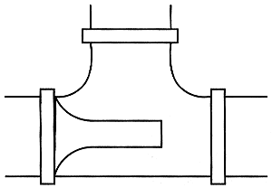 monoflo tee cutaway