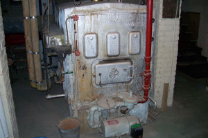 old steam boiler