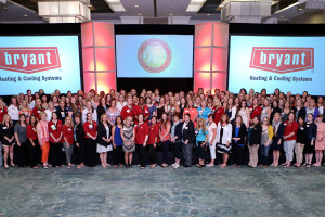 Bryant Women in HVAC group photos