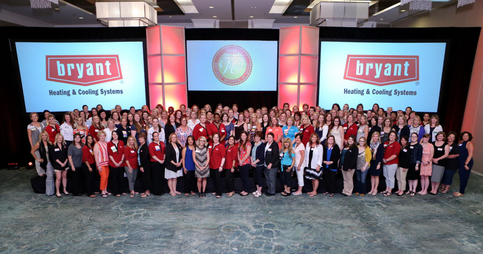 Bryant Women in HVAC group photos