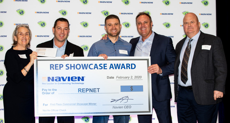 Repnet Received Award for Top Navien Commercial Project in 2019