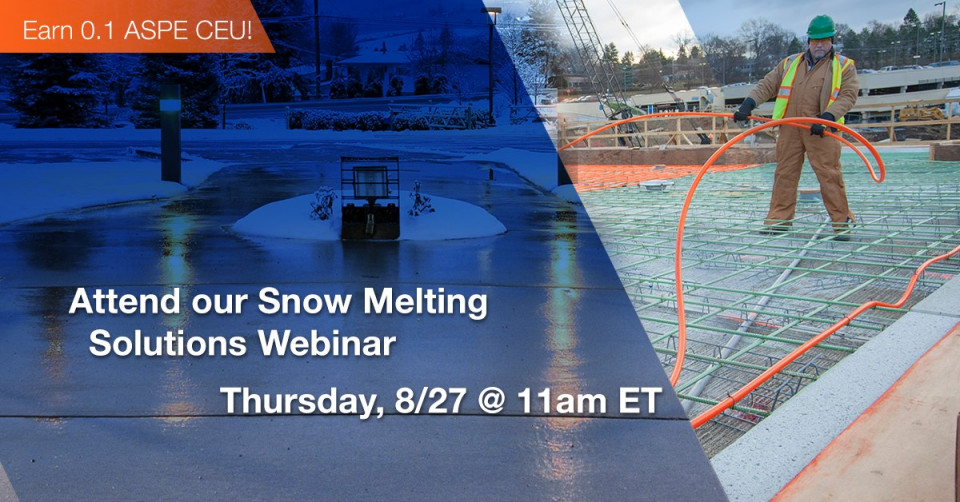 Watts 8 27 Customer Webinar on Snow Melting Solutions