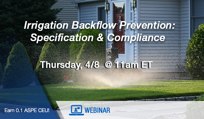 Watts Customer Webinar Irrigation Backflow Prevention Spec Compliance