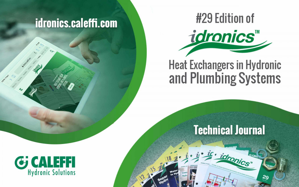 caleffi 29th edition of idronics